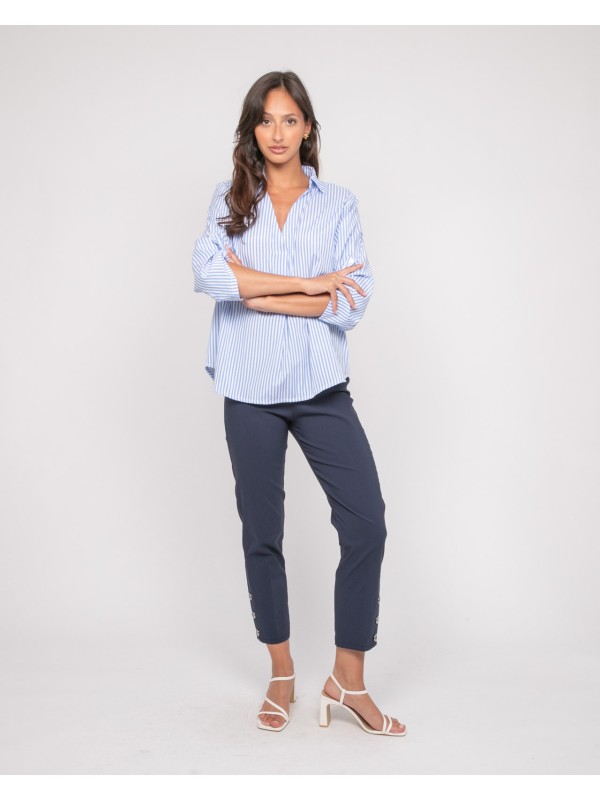 Blouse rayures OVANE - Azul