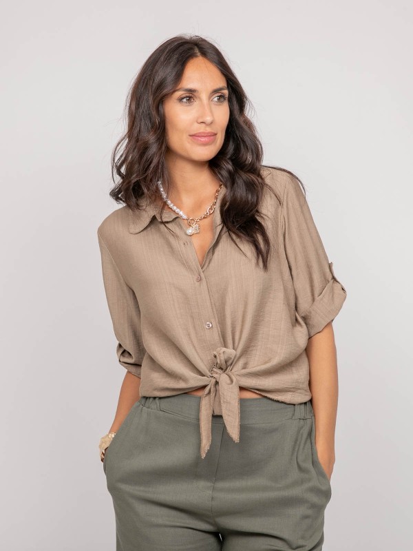 Chemise manches courtes...