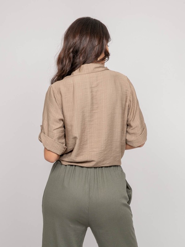 Chemise manches courtes...