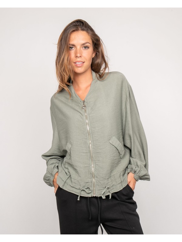 Veste légère zipée ULEO - Kaki