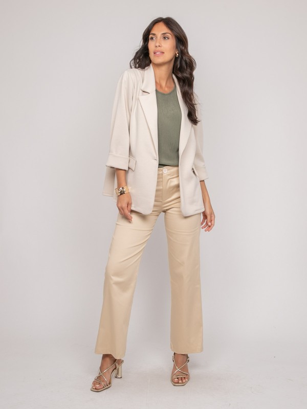 Blazer molleton UNORA - Beige