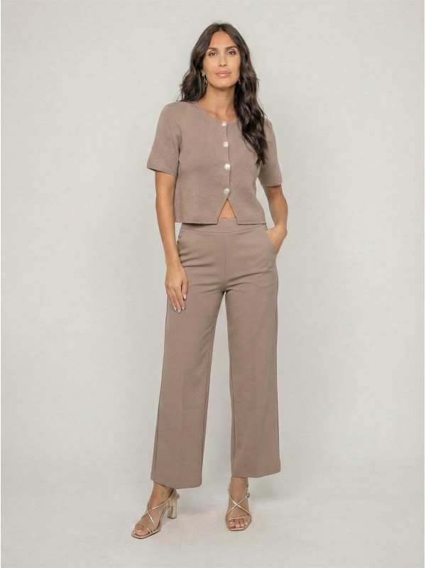 Gilet maille manches...