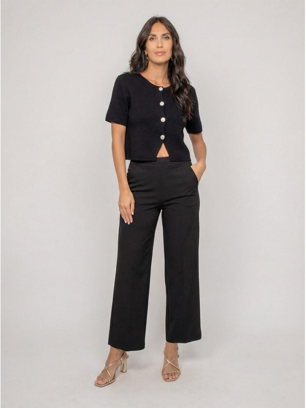 Gilet maille manches...