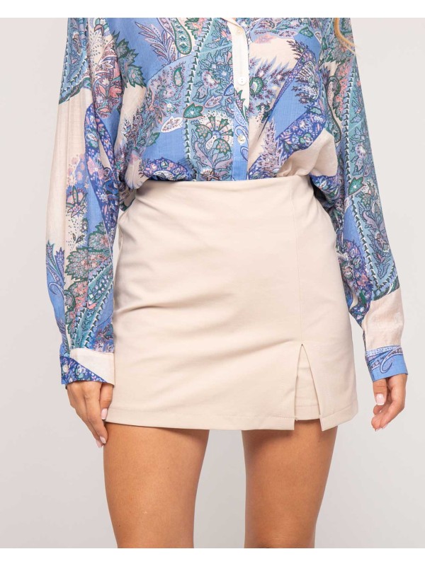 Jupe short XILOVE - Beige