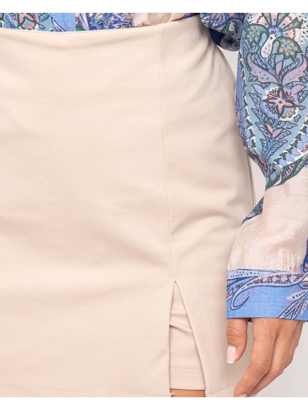 Jupe short XILOVE - Beige