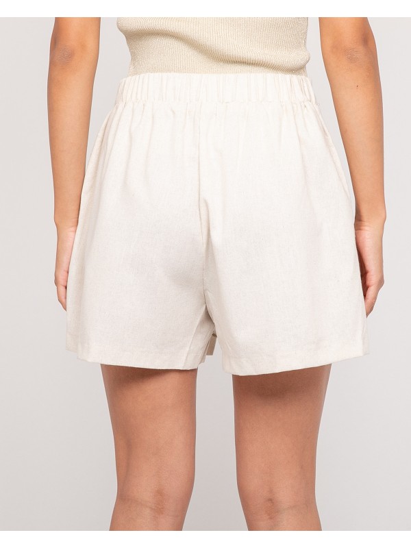 Short broderie XACOURE - Beige