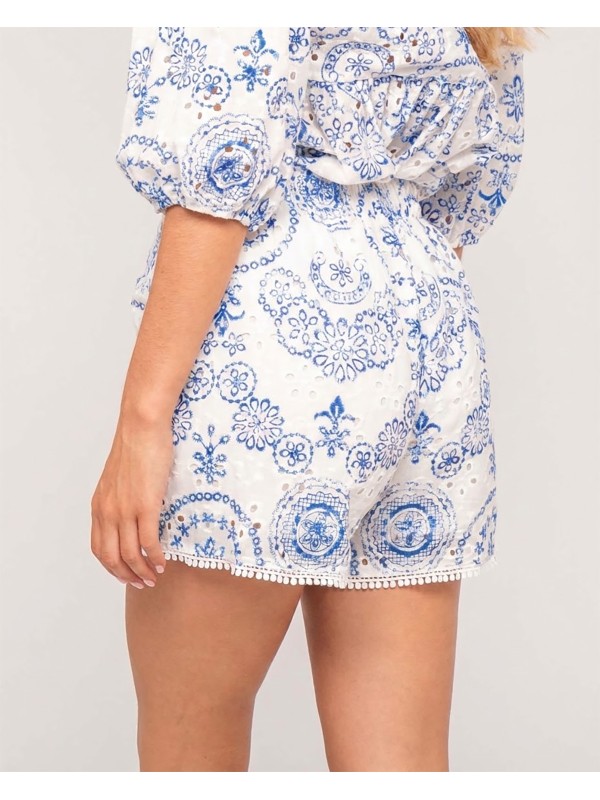 Short avec broderie XARIAH...