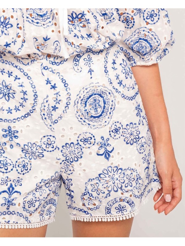 Short avec broderie XARIAH...