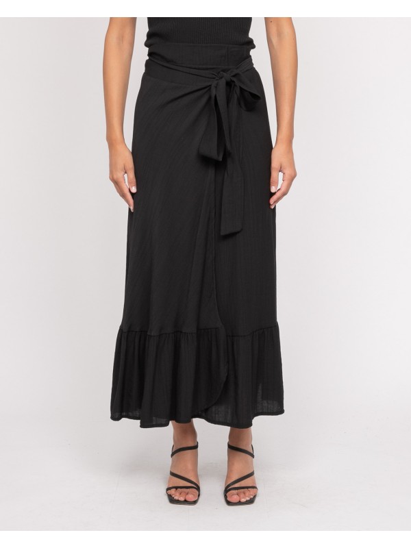 Jupe longue XADALYS - Negro