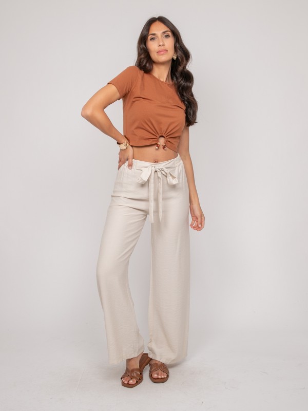 T-shirt détail bijoux...