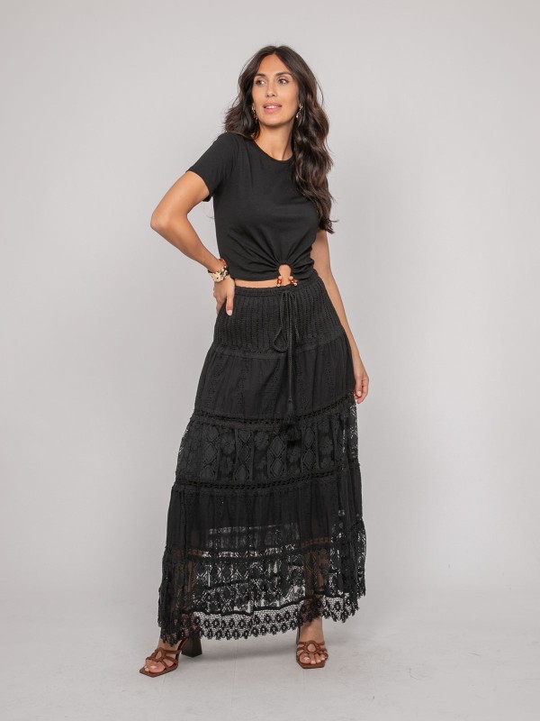 T-shirt détail bijoux...