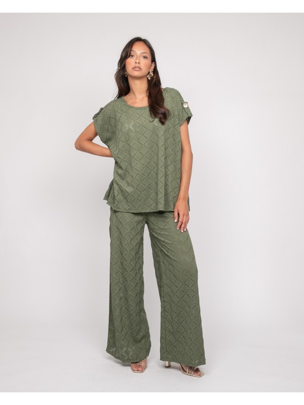 Pantalon fluide motifs...