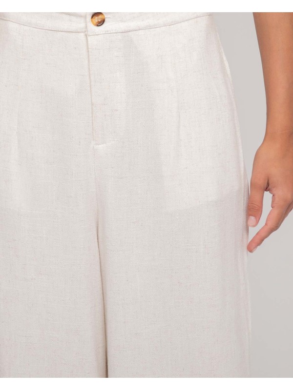 Pantalon effet lin EVELISE...