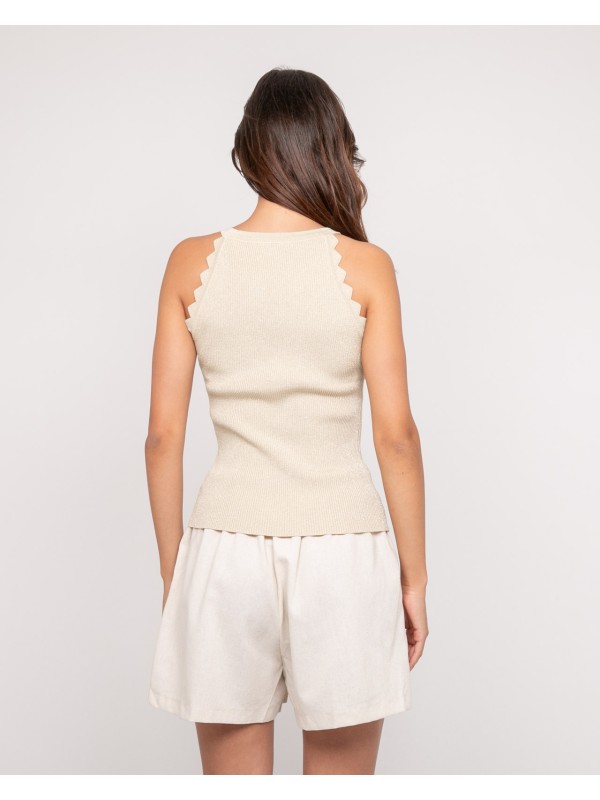 Top maille lurex FARMINI -...
