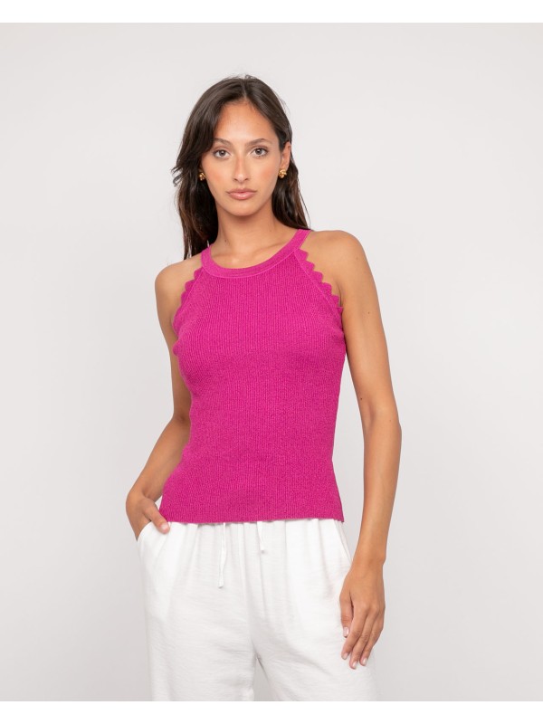 Top maille lurex FARMINI -...