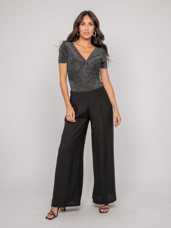 Top manches courtes lurex...