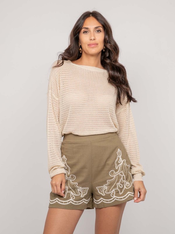 Top manches longues maille...