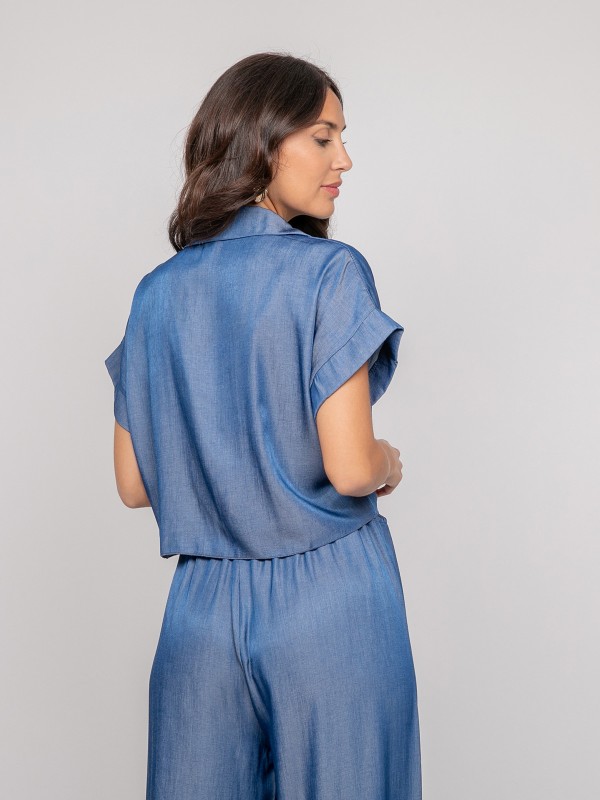 Chemise manches courtes...