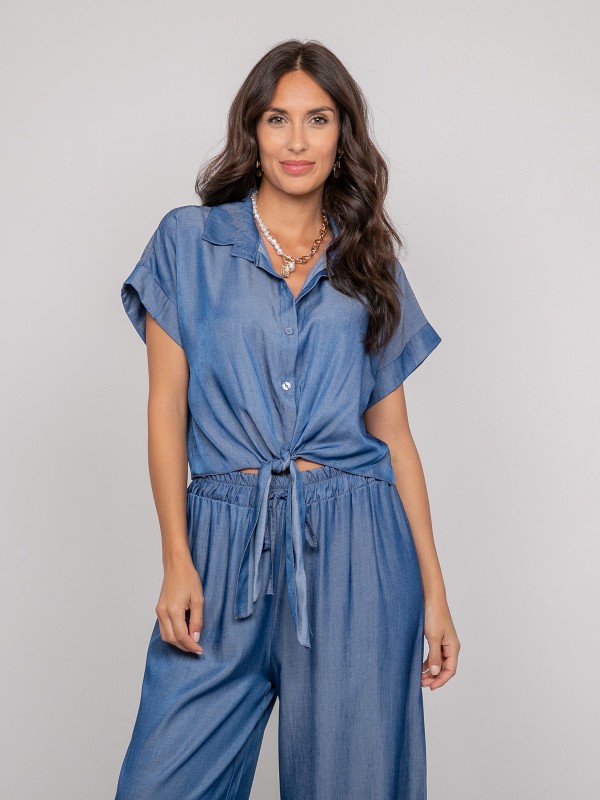 Chemise manches courtes...