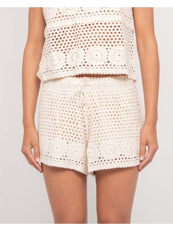 Short crochet XAONA - Ecru