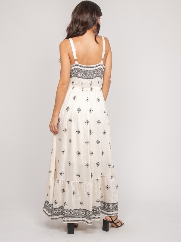 Robe longue bretelles avec...