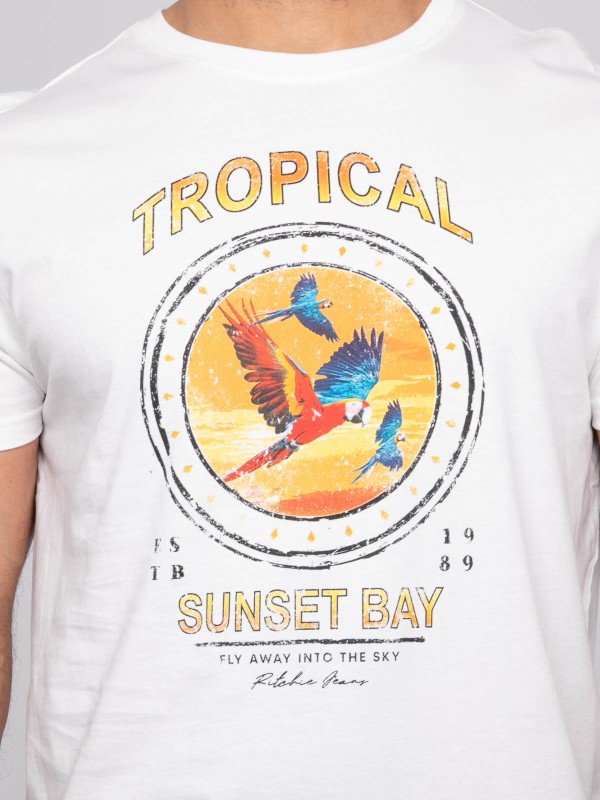 T-shirt manches courtes...