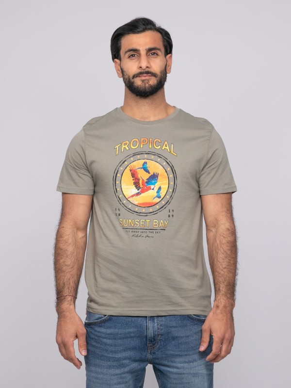 T-shirt manches courtes...