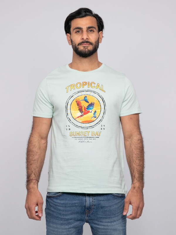 T-shirt manches courtes...