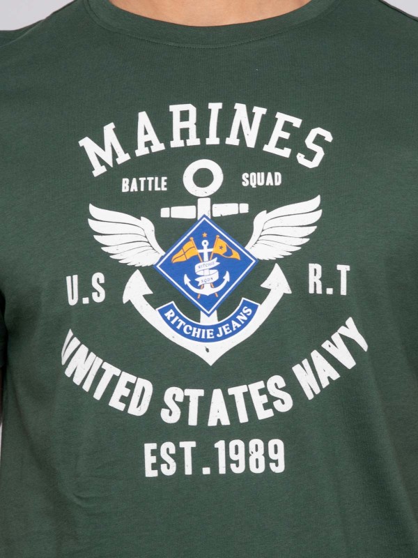 T-shirt manches courtes...