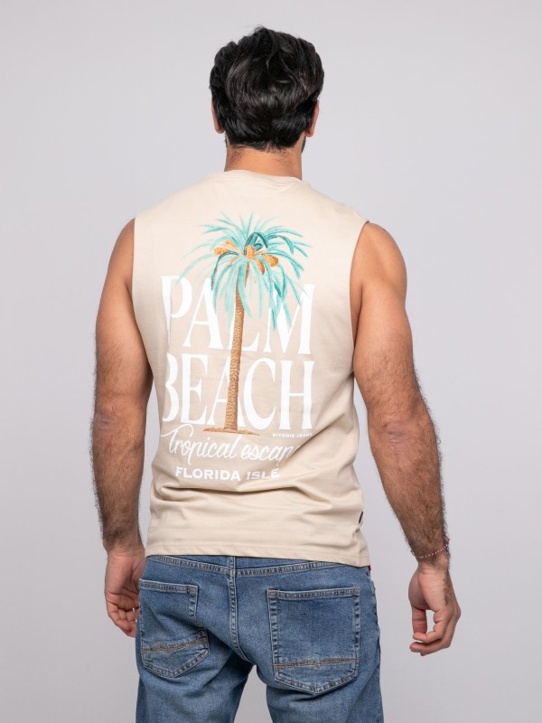 T-shirt sans manches...