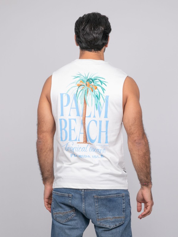 T-shirt sans manches...