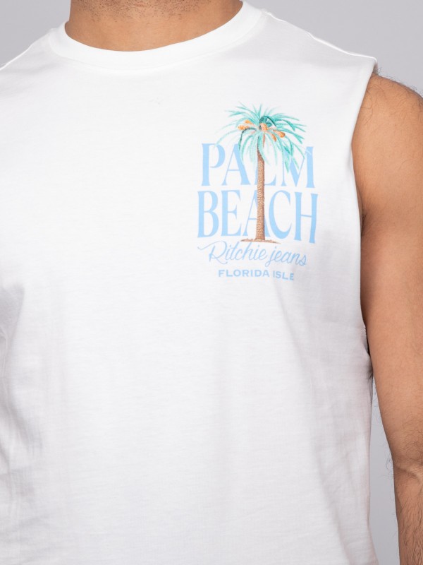 T-shirt sans manches...