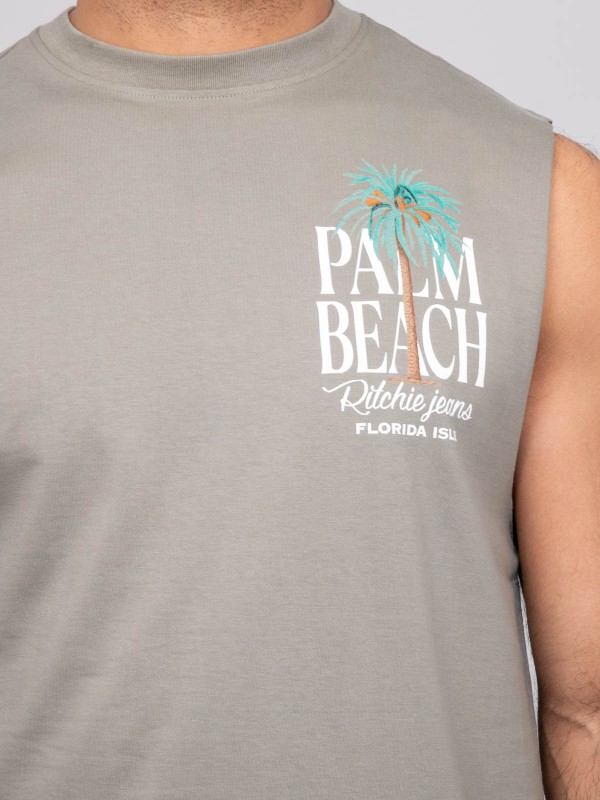 T-shirt sans manches...