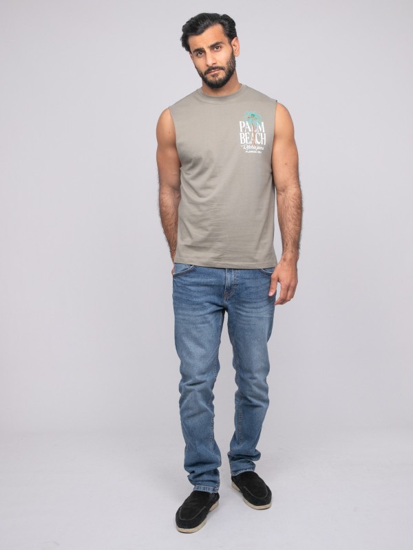 T-shirt sans manches...