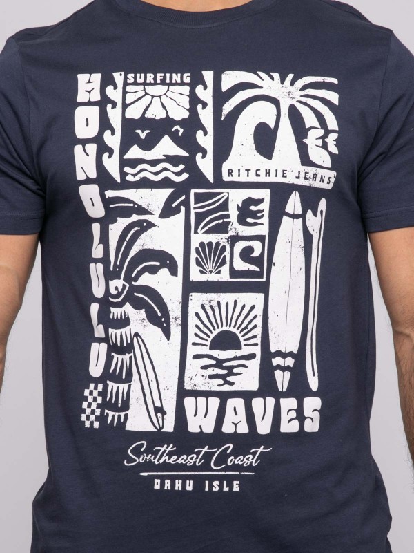 T-shirt manches courtes...