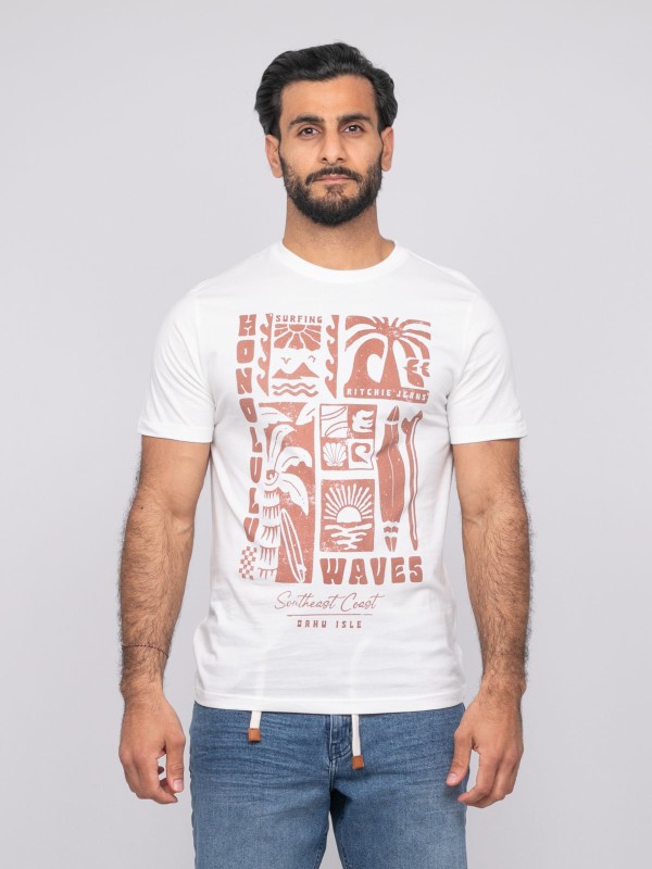 T-shirt manches courtes...