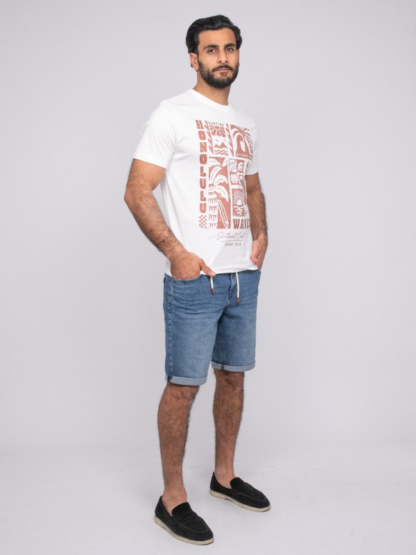 T-shirt manches courtes...