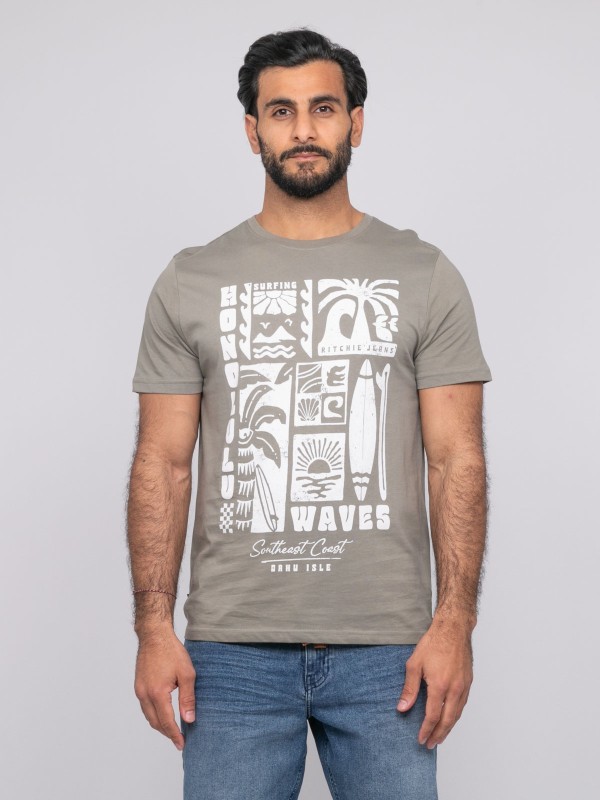 T-shirt manches courtes...