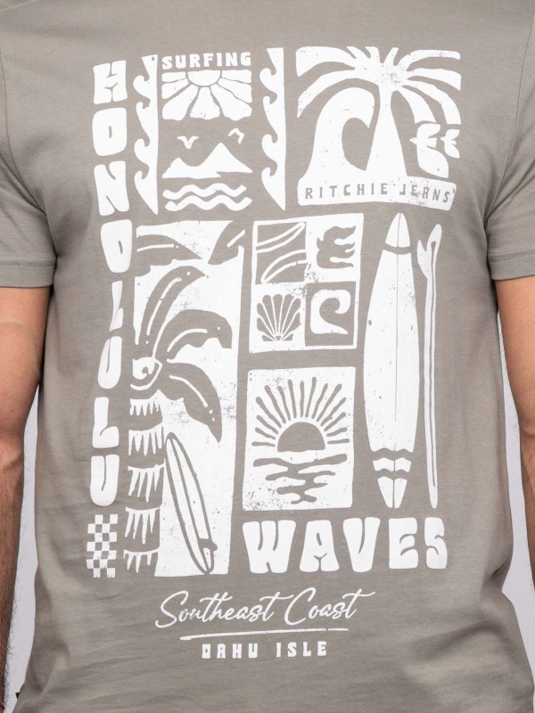 T-shirt manches courtes...