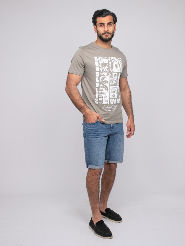 T-shirt manches courtes...