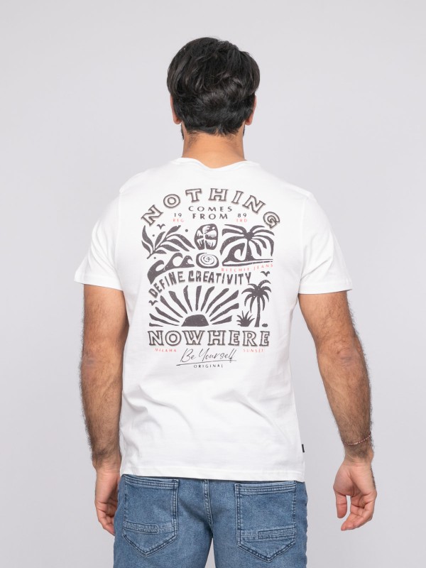 T-shirt manches courtes...