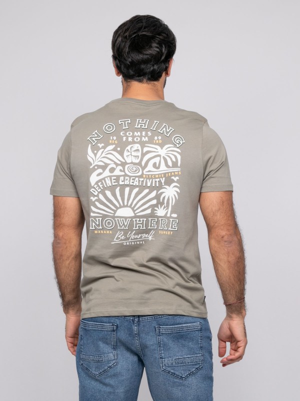 T-shirt manches courtes...