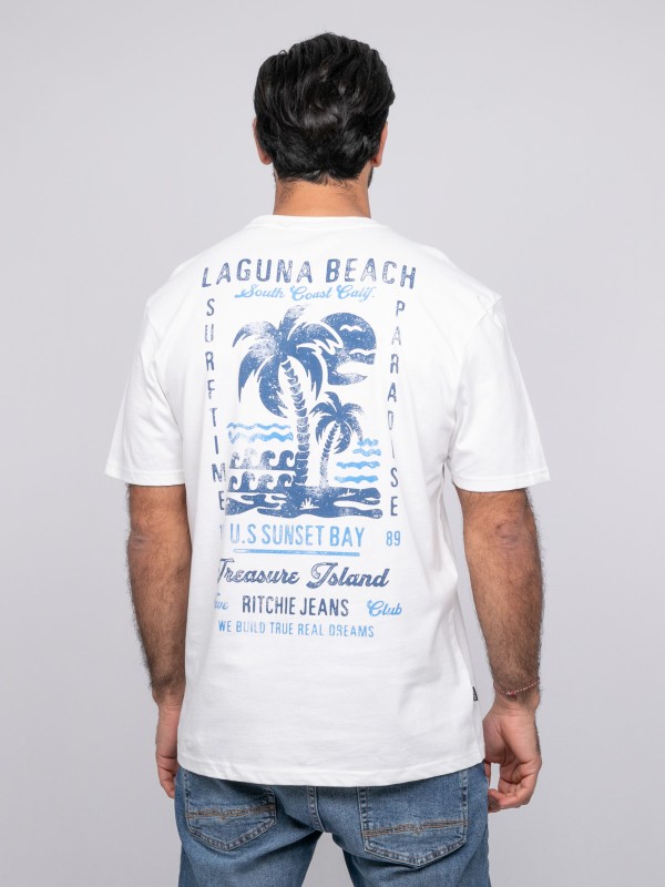 T-shirt manches courtes...