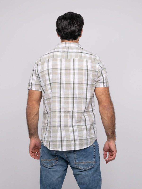 Chemise manches courtes...