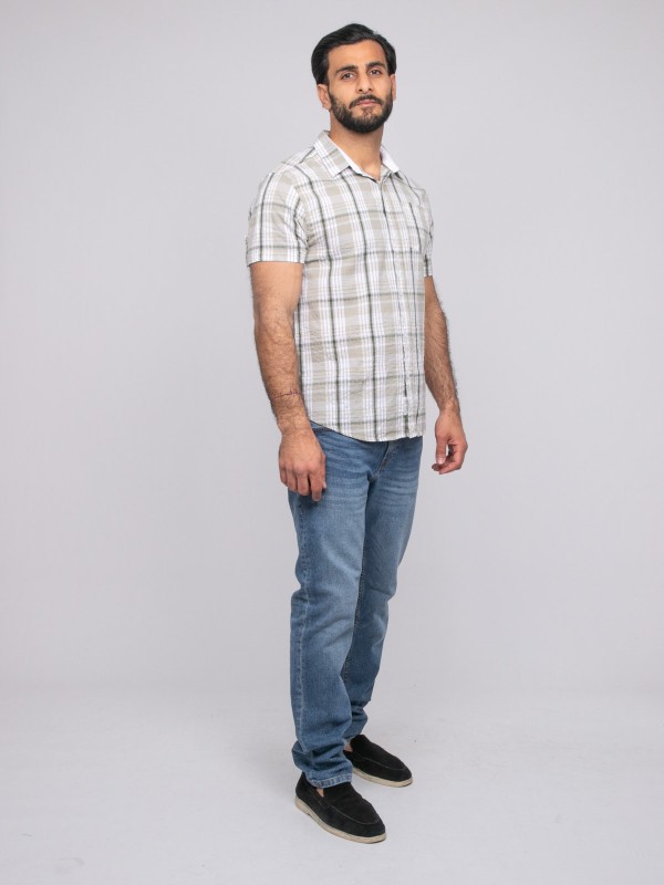 Chemise manches courtes...