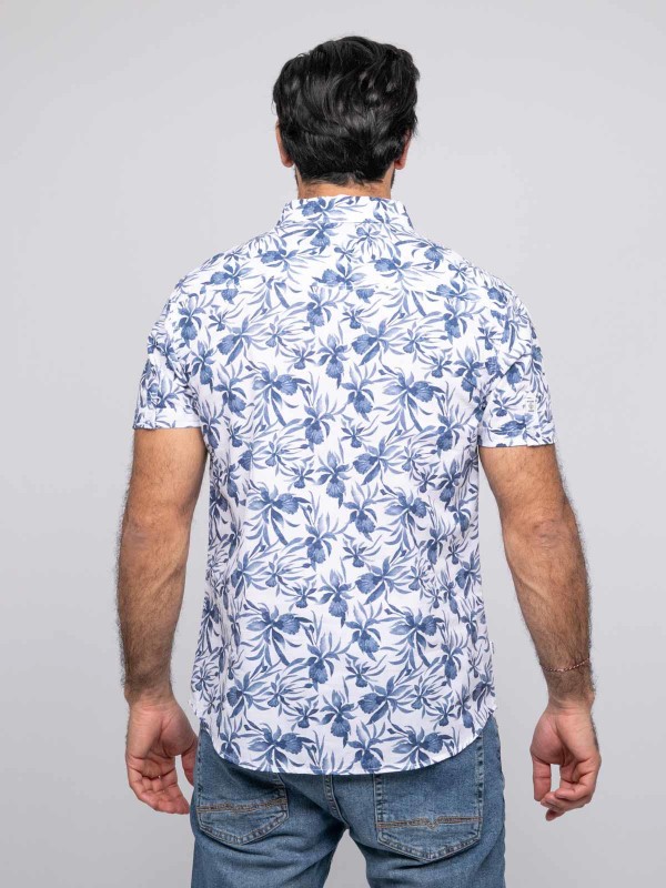 Chemise manches courtes...