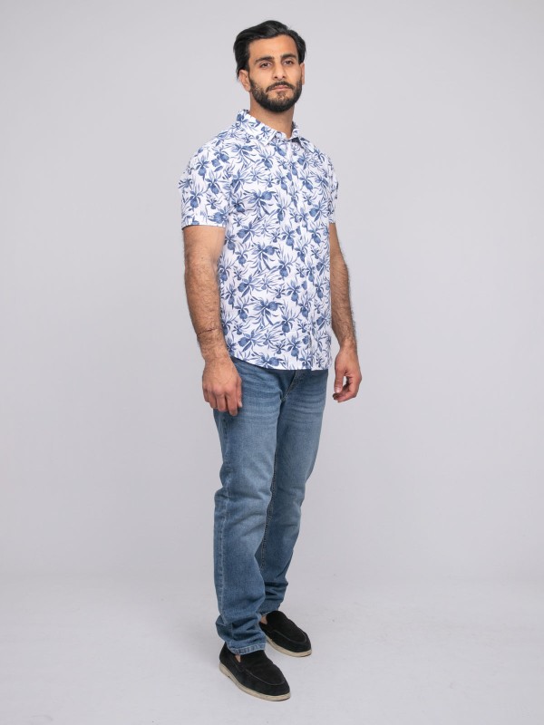 Chemise manches courtes...