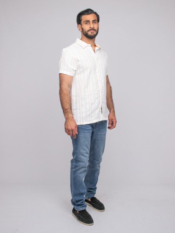 Chemise manches courtes...