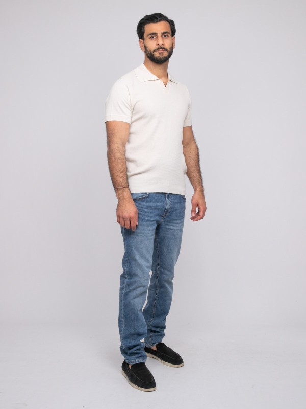 Pull polo manches courtes...