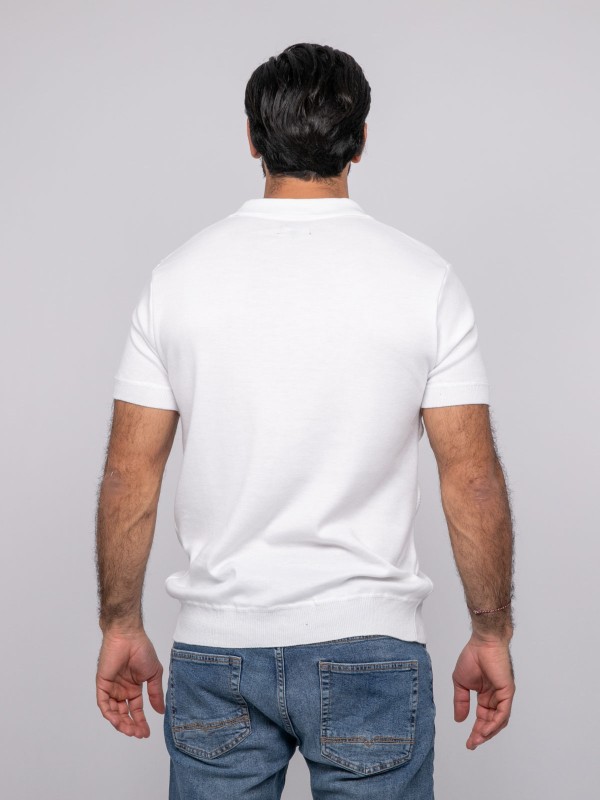 Pull polo manches courtes...